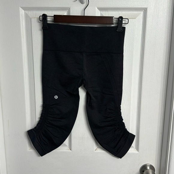 lululemon athletica Pants - Lululemon Ebb & Flow dark grey capri legging